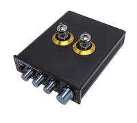 Tosuny PréAmpli à Lampes sous Vide, Préamplificateur Stéréo HiFi de Bureau avec Commandes D'égalisation des Aigus des Basses et SNR 98 DB, Tubes évolutifs pour Ampli de Puissance et (Prise UE)