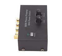 Tosuny PréAmplificateur Phono Professionnel PP500P |Préampli de Tourne-Disque à Faible Bruit pour Amplificateur de Platine avec Alimentation DC 12 V