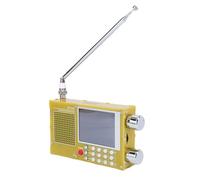 Tosuny Radio Pleine Bande Haute sensibilité, Récepteur AM/FM/SW Portable avec Tuner, écran LCD 2,8 Pouces, Support RDS et Batterie 5000 MAh pour Utilisation en Extérieur et d'urgence (Yellow)