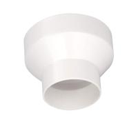Tosuny Réducteur de Conduit de 8 à 6 Pouces pour Ventilation et Extraction | Plastique ABS rigide, raccord de conduit CVC, utilisation dans la cuisine et la salle de bain, 200 mm à 150 mm