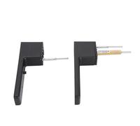 Tosuny Serrure à Levier de Porte au Design Silencieux, Poignée Réversible élégante avec Serrure pour Portes de 42 à 50 Mm, Matériau Durable, Entrée Sûre pour la sécurité de la Maison, Noir