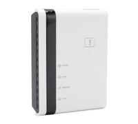 Tosuny Serveur d'impression USB, Serveur imprimé LAN ETHERNET sans Fil, Prise en Charge de 4 Imprimantes, avec Port USB 2.0, Partage de Pont LAN 10/100 Mbps, Fiche et Jeu pour Wins 7 8 (White)