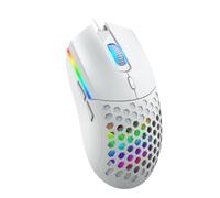 Tosuny Souris de Jeu Filaire, Souris Optique Filaire Rétroéclairée RVB avec 6 Boutons Personnalisables, 1000/1600/3200/6400 DPI, Taux de Rafraîchissement de 125 Hz, Accélération 12G, (S500 Noir)