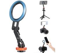 Tosuny Support de Téléphone Magnétique Forios 12-16, Support en Aluminium Pliable avec Chaussure Froide et Vis 1/4 "- N52 Strong Hold, Rotation à 360 °, Support de Moniteur Réglable à