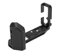 Tosuny Support en L Universel pour Appareils Photo sans Miroir, Plaque à Dégagement Rapide avec Support Arca-Swiss et Sabot Froid, Poignée Accessoire avec Accès au Couvercle de la (Black)