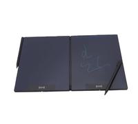 Tosuny Tablette D'écriture LCD de 14,3 Pouces, Bloc-Notes électronique Pliable, Bloc-Notes Numérique Effaçable Réutilisable Ultra Fin avec Double Stylet, Plein écran po