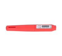 Tosuny Thermomètre de Poche électronique, Thermomètre à Stylo D'étalonnage Réglable pour un Contrôle Précis de la Température Lors de la Cuisson et du Rôtissage (rouge)