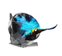 Tosuny Ventilateur Hologramme 3D, Projecteur de Ventilateur LED 3D Hologram, Résolution 1080x1600, 48 Lumières LED, Affichage Publicitaire Holographique du Projecteur avec WiFi/App /