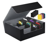 TOSUTO Deck box 1800+ Boîte à Cartes Pour MTG carte Magic,Boîte Rangement Carte,Boîtes Magnétiques de Qualité Supérieure, Boîte de Rangement pour Carte à Collectionner pour TCG Carte