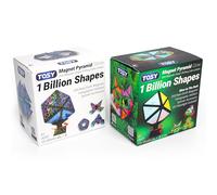 TOSY Magnet Pyramid - 1 Cube Transformable en 1 Milliard de Formes, 12 pièces, 243 aimants, Phosphorescent, Blocs magnétiques, Puzzle créatif, Jouet éducatif STEM/Steam, Ensemble Mixte