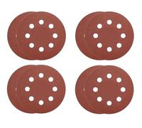 TOTAL - 8 disques abrasifs à réglage rapide de Ø180 mm, 2 x P150, 2 x 180, 2 x P240, 2 x P400, compatibles avec le modèle TDWS7501, Mod.TDWS7501-73