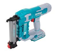 Total - Cloueur à Batterie 20V - Pistolet à Clous pour Menuiserie et Bricolage - Inclut Batterie 2Ah, Chargeur et Mallette - Rythme de Clouage Rapide et Design Compact pour Utilisation Sans Fil