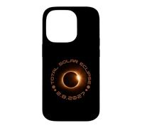 Total Eclipse Solaire 2.8.2027 Espagne Maroc Egypte Pocket Coque pour iPhone 14 Pro