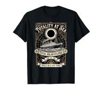 Total Eclipse Solaire 2026 Totalité en mer Croisière Nautique T-Shirt