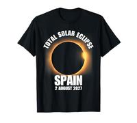 Total Eclipse Solaire Espagne 2 août 2027 Science Astronomie T-Shirt
