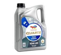 Total Huile de lubrification pour moteur Total Quartz 7000 Energy 10W-40 5 Litres