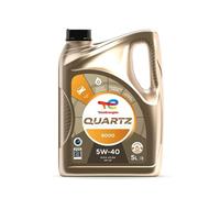 Total Huile de lubrification pour moteur Total Quartz 9000 5W-40 5 Litres, Cuivre