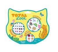Total look animaux - Tattoos - boucles d'oreilles - face strass - Nina Ghataora - Auzou Philippe Eds - Jeux livres objets