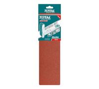 TOTAL - Lot de 2 bandes abrasives, dimensions 100 x 610 mm, 2 unités P80, compatible avec TBS12001, Mod.TAC75