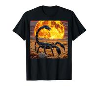 Total Lunar Eclipse Mars 3 Mars Scorpion Black Moon Event Art T-Shirt