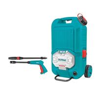 TOTAL - Nettoyeur Haute Pression à Eau sur Batterie - Puissance : 80V - 80 Bar - Tuyau de 5 Mètres - Débit : 4 l/Min - 3 Vitesses - Accessoires et Tuyau - Batteries et Chargeur Non Inclus