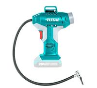TOTAL - P20S 20 V Battery Powered Compressor Gun | Electric Air Pump for Inflating Tyres, Balls and Mattresses| Max. Pressure 150 Psi/10 Bar