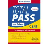 Total PASS-LAS en fiches - L'intégrale pour la licence santé - Jean Périsson - Ellipses - broché - Scolaire / Universitaire