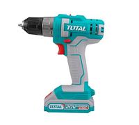 TOTAL - Perceuse visseuse à batterie 55 x 26 x 2,4 cm Bleu Couple de serrage maximum de 45 Nm Perceuse mandrin auto-bloquant pour projets de bricolage