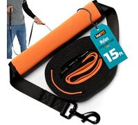 Total Pet Laisse de dressage pour chiens et chiots - Longue laisse avec poignée de contrôle pour le rappel et l'obéissance - 5 m