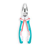 Total - Pince universelle renforcée - 200 mm - Poignée ergonomique bimatière - Résistante à la rouille et à la corrosion - Idéale pour la construction, la réparation ou les travaux mécaniques