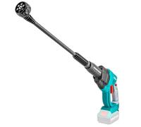 TOTAL - Pistolet Nettoyeur à Batterie 20V - Pression 24,8 Bar - Débit 2,2 l/Min - Inclut 6 Accessoires de Nettoyage, Tuyau de 6m et Sac pour Accessoires - Batteries et Chargeur Non Inclus