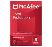 Total Protection - Licence 2 ans - 5 postes - A télécharger