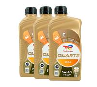 TOTAL Quartz 9000 SAE 5W-40 Huile Moteur MB 229.5 RN0700 VW 505 00, 3x1 Litre