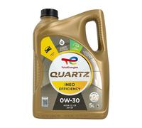TOTAL Automotive Huile moteur Quartz Ineo Efficacité SAE 0W-30 BMW Longlife-19FE 5 L