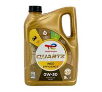 Total quartz Ineo Efficacité SAE 0W-30 Huile BMW Longlife-19FE, 5 Litre