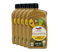 Total quartz Ineo Efficacité SAE 0W-30 Huile BMW Longlife-19FE, 5x1 Litre