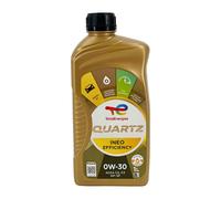 TOTAL Quartz Ineo Efficacité SAE 0W-30 Huile Moteur BMW Longlife-19FE, 1 Litre