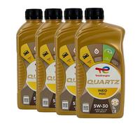 Total quartz Ineo Mdc SAE 5W-30 L'Huile De Moteur dexos2, MB 229.52, 4x1 Litre