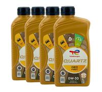 Total quartz Ineo Première SAE 0W-30 Huile PSA B712302, PSA B712312, 4x1 Litre