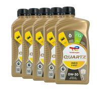 Total quartz Ineo Première SAE 0W-30 Huile PSA B712302, PSA B712312, 5x1 Litre