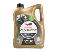 TOTAL Quartz Ineo Xtra Dynamics Huile Moteur 0W-20, 5 L, Semi-Synthèse