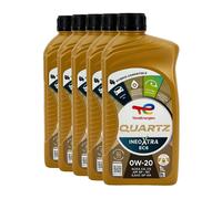 Total quartz Ineo Xtra EC6 SAE 0W-20 Huile MB 229.72 Vcc RBS0-2AE, 5x1 Litre
