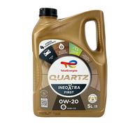 Total Xtra First Quartz HUILE POUR Auto 5L QUARTZINEO 0W20, vergoldet ACTOIN0W205L