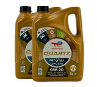 Total quartz Ineo Xtra Longue Vie SAE 0W-20 Huile VW 508 00, 509 00, 2x5 Litre