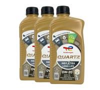 Total quartz Ineo Xtra Longue Vie SAE 0W-20 Huile VW 508 00, 509 00, 3x1 Litre