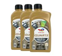 Total quartz Ineo Xtra Longue Vie SAE 0W-20 Huile VW 508 00, 509 00, 3x1 Litre