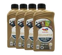 Total quartz Ineo Xtra Première SAE 0W-20 Huile Opel OV0401547-A20, 4x1 Litre