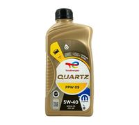 TOTAL Quartz Mopar FPW09 Huile Moteur 5W-40 Semi Synthétique, 5x1 L