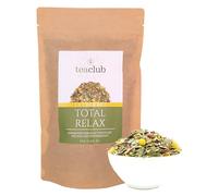 Total Relax Tisane basique en vrac 500 g, mélange de thé à base de plantes à la menthe mélisse camomille lavande, thé à base de plantes TeaClub