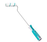 TOTAL - Rouleau à Peinture Murale - Application Précise sur Surface Moyenne - Microfibre 12 mm Antigoutte - Idéal pour Peintures Intérieures - Longueur 100 mm - Léger